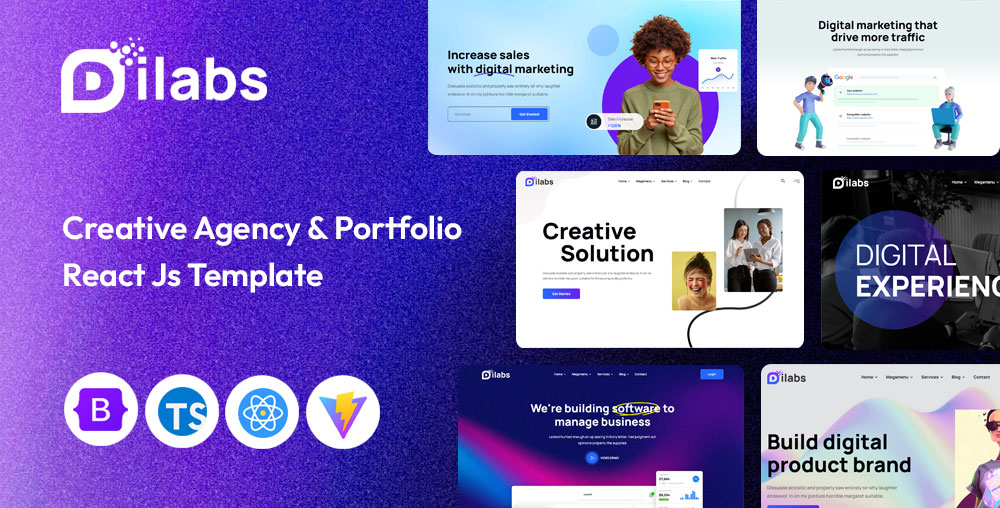 Dilabs - Creative Agency React Js Template (React 19)